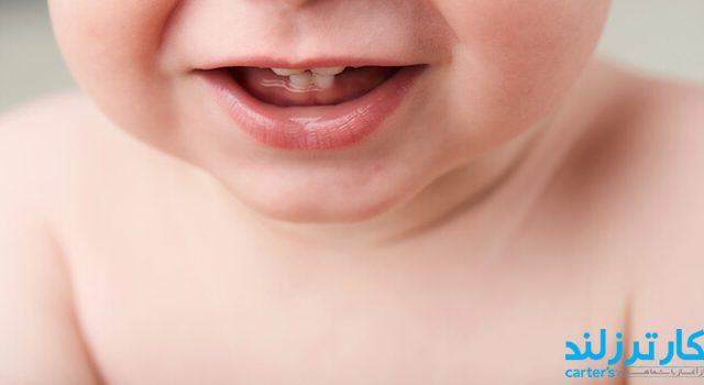 دندان در آوردن نوزاد